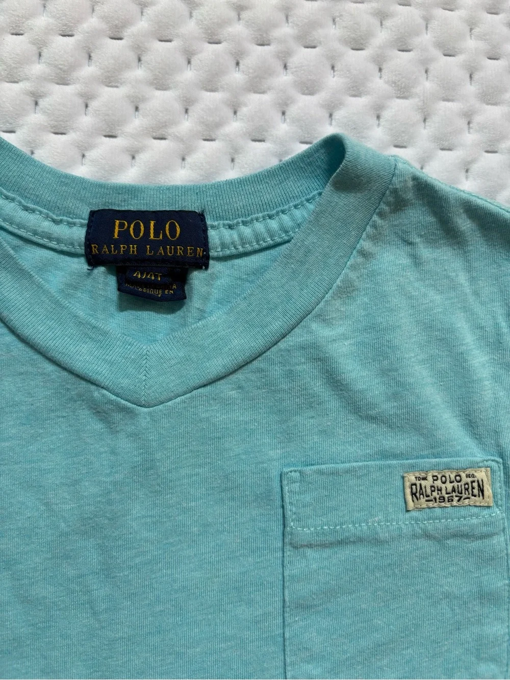 Little Boy Size4/4T Lot of Polo Ralph Lauren Shorts & T-Shirts Blue Teal